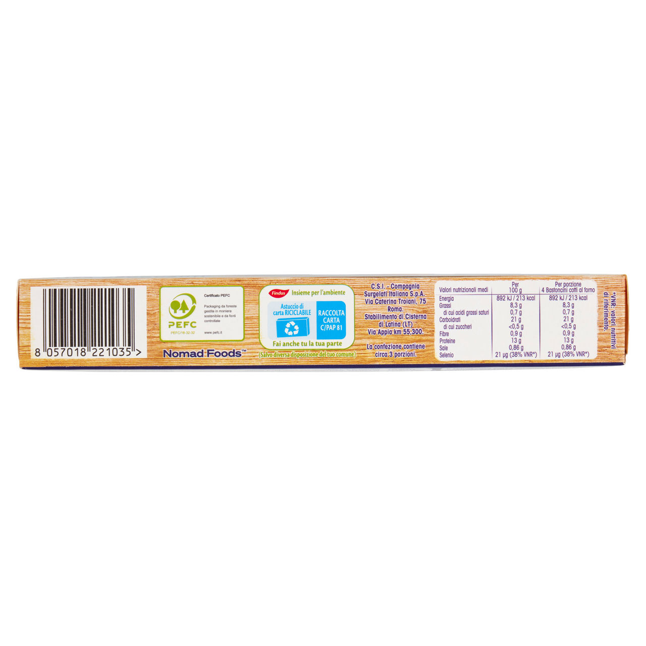 Bastoncini di filetti di merluzzo del Pacifico surgelati 300 gr - Immagine 51