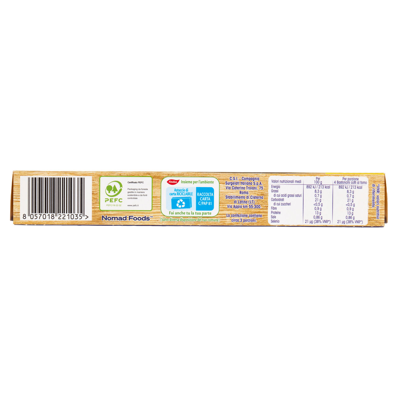Bastoncini di filetti di merluzzo del Pacifico surgelati 300 gr - Immagine 21
