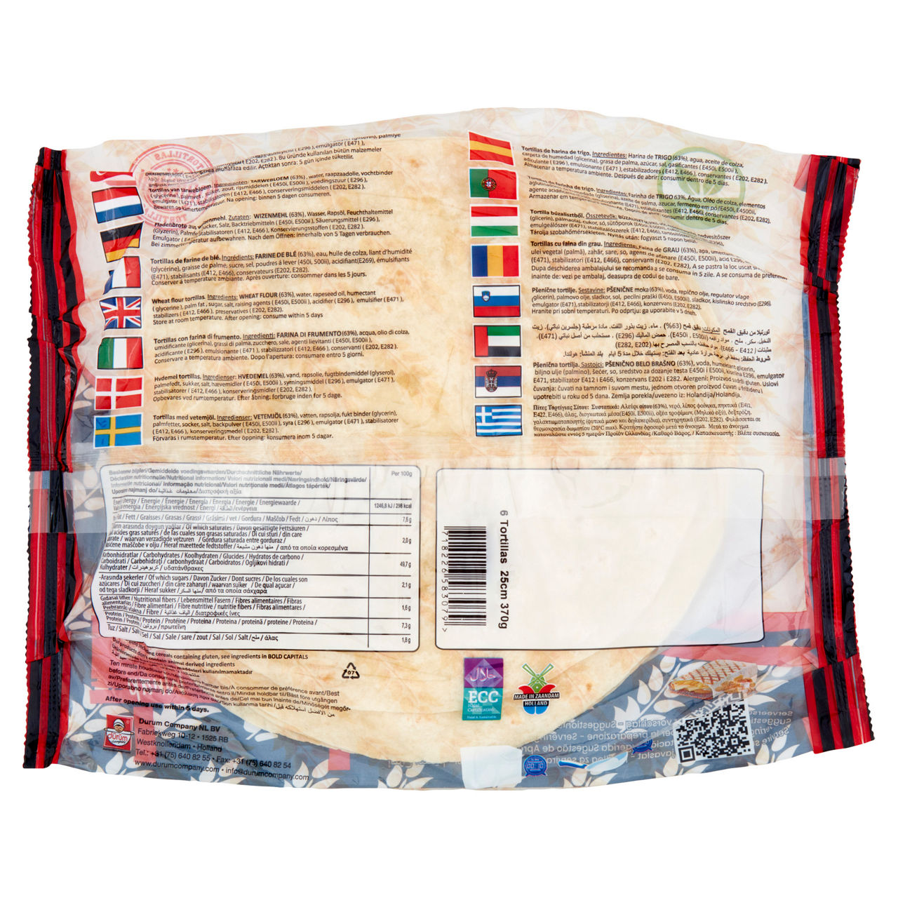 Tortilla durum (halal) 6pz. 25cm. 370g - Immagine 31