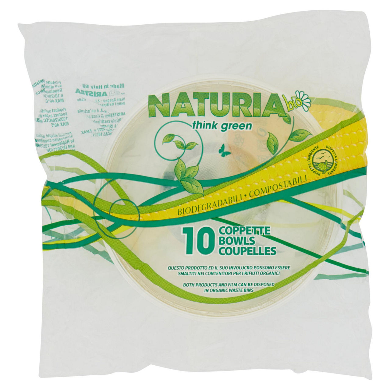COPPETTE 400CC TRA PLA NAT-BIO PZ.10 - Immagine 01