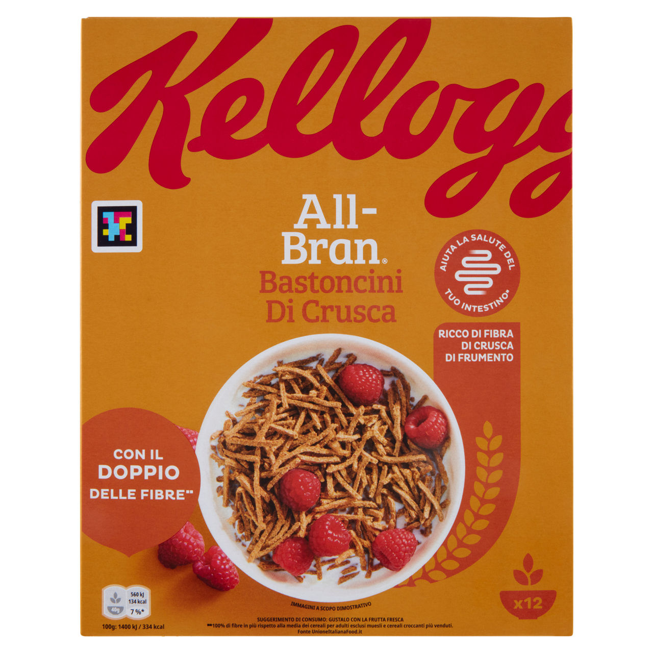 Cereali kellogg's all bran classic scatola g 500 - Immagine 01