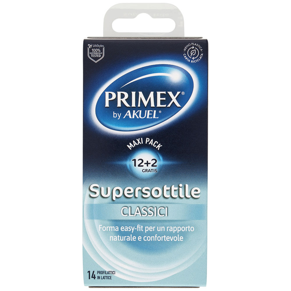 Profilattici primex supersottile blister  pz 12+2 - Immagine 01