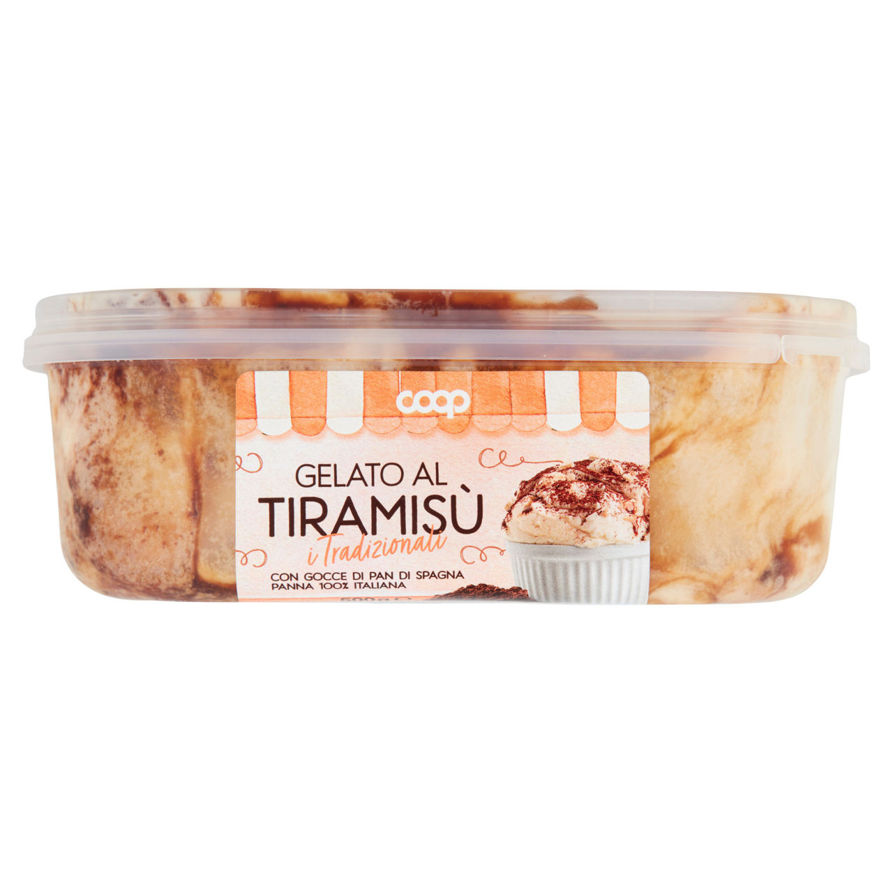 Gelato tiramisù con gocce di pan di Spagna 500 gr - Immagine 61