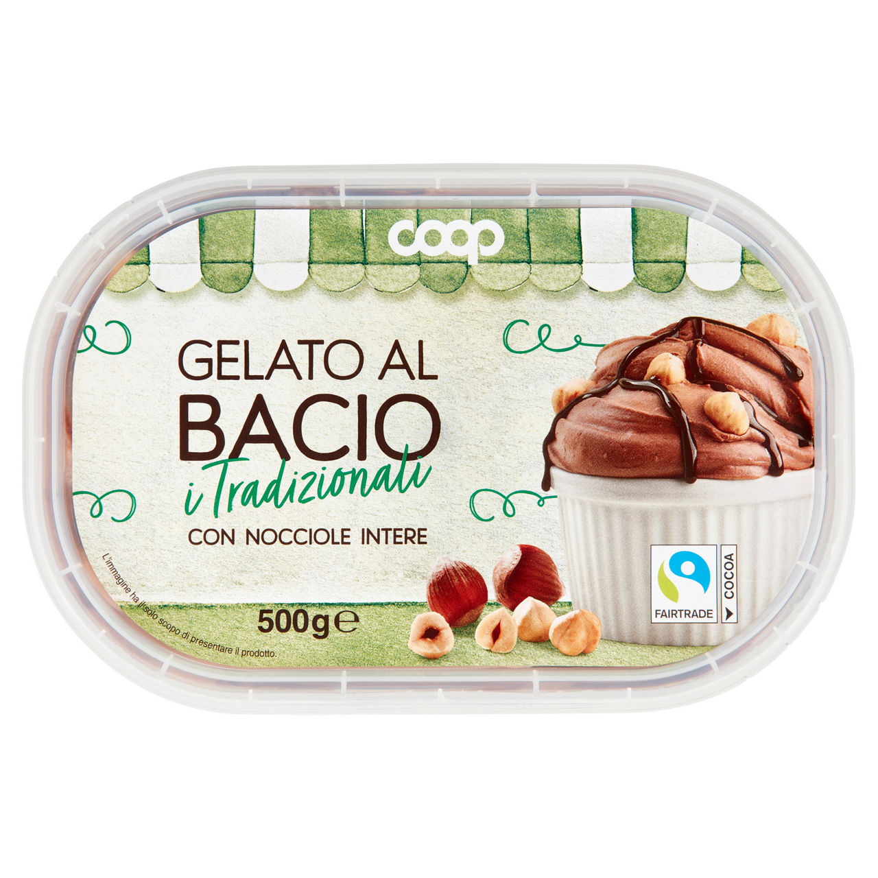 Gelato al bacio con nocciole intere 500 gr - Immagine 01