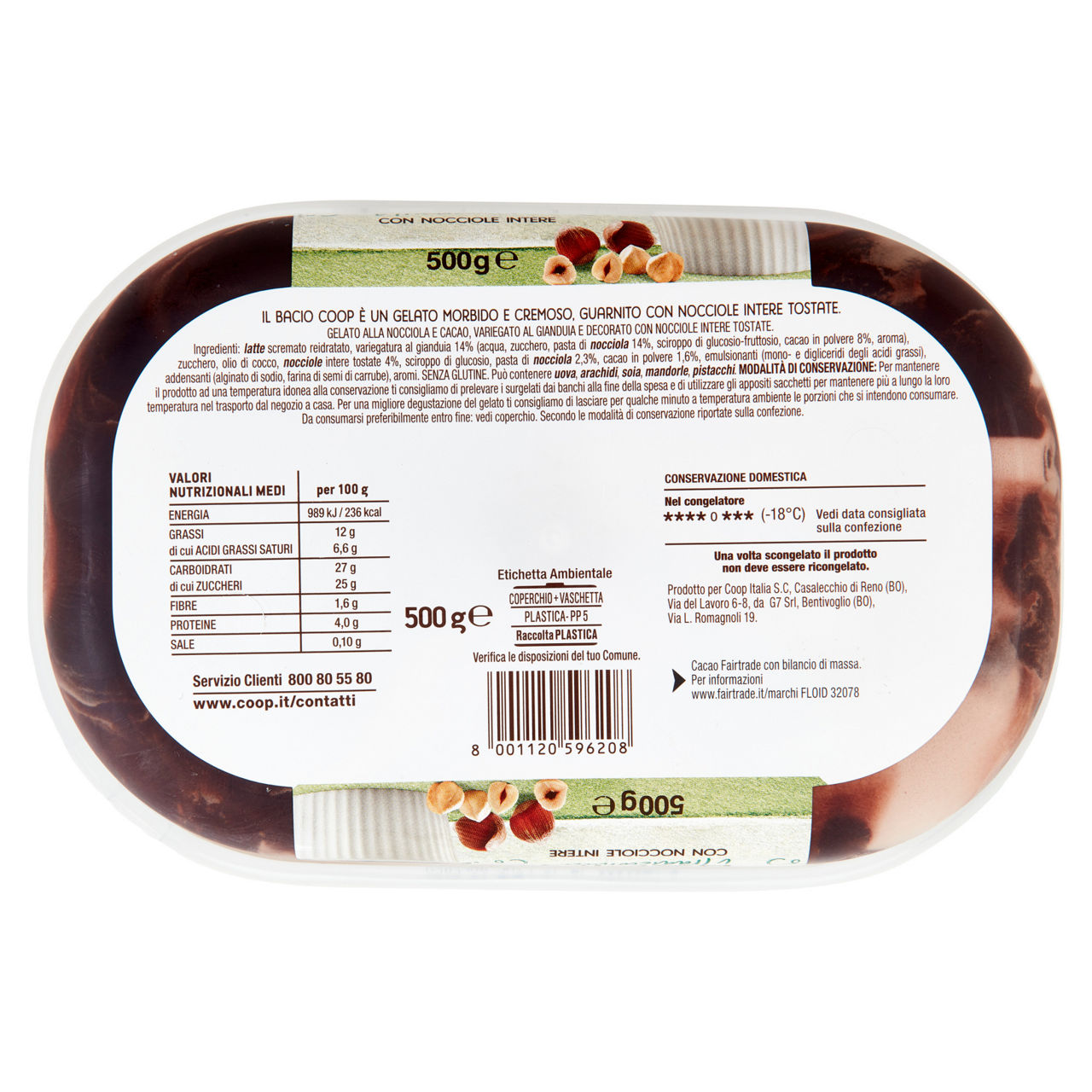 Gelato al bacio con nocciole intere 500 gr - Immagine 41