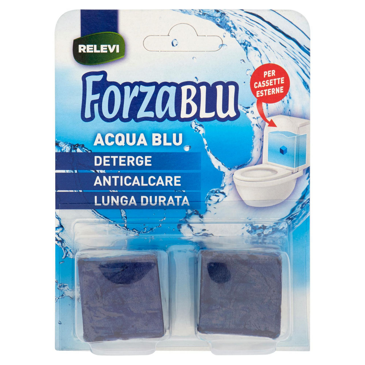 Schiumogeno  wc cubo forza blu g 50x2 - Immagine 01