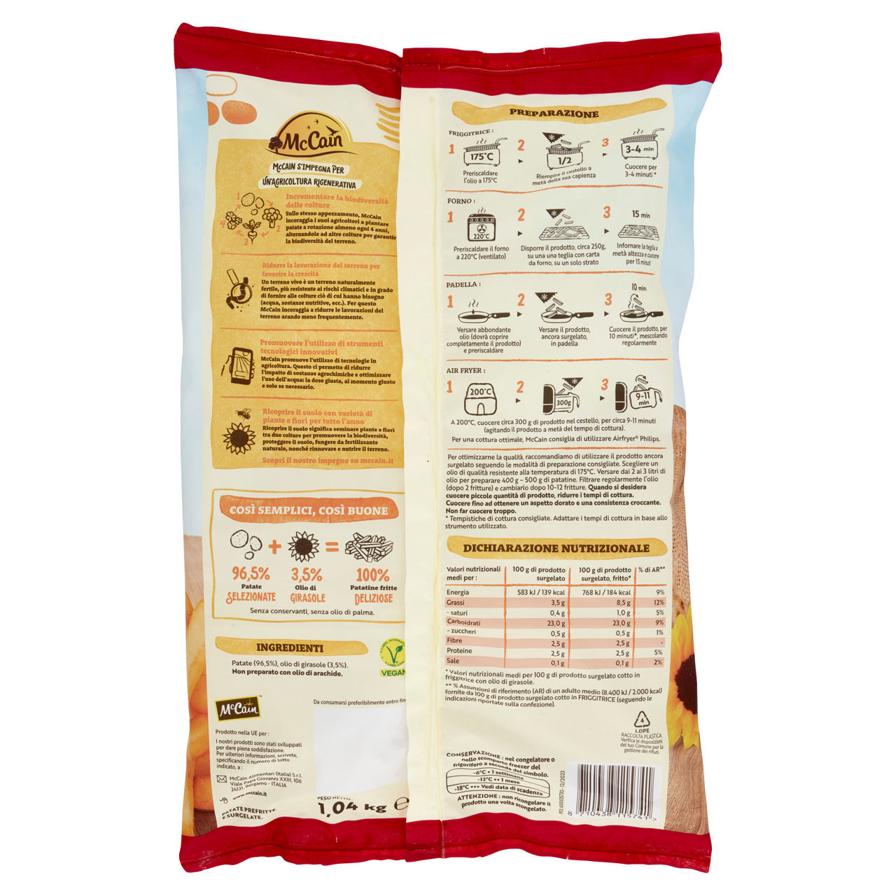Patate prefritte e surgelate 1,04 kg - Immagine 21