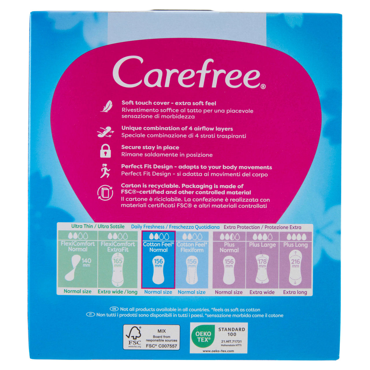 Salvaslip Cotton Feel Normal 56 pz - Immagine 41