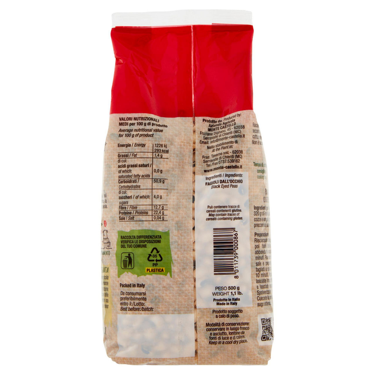 Fagioli dall'occhio 500 gr - Immagine 11