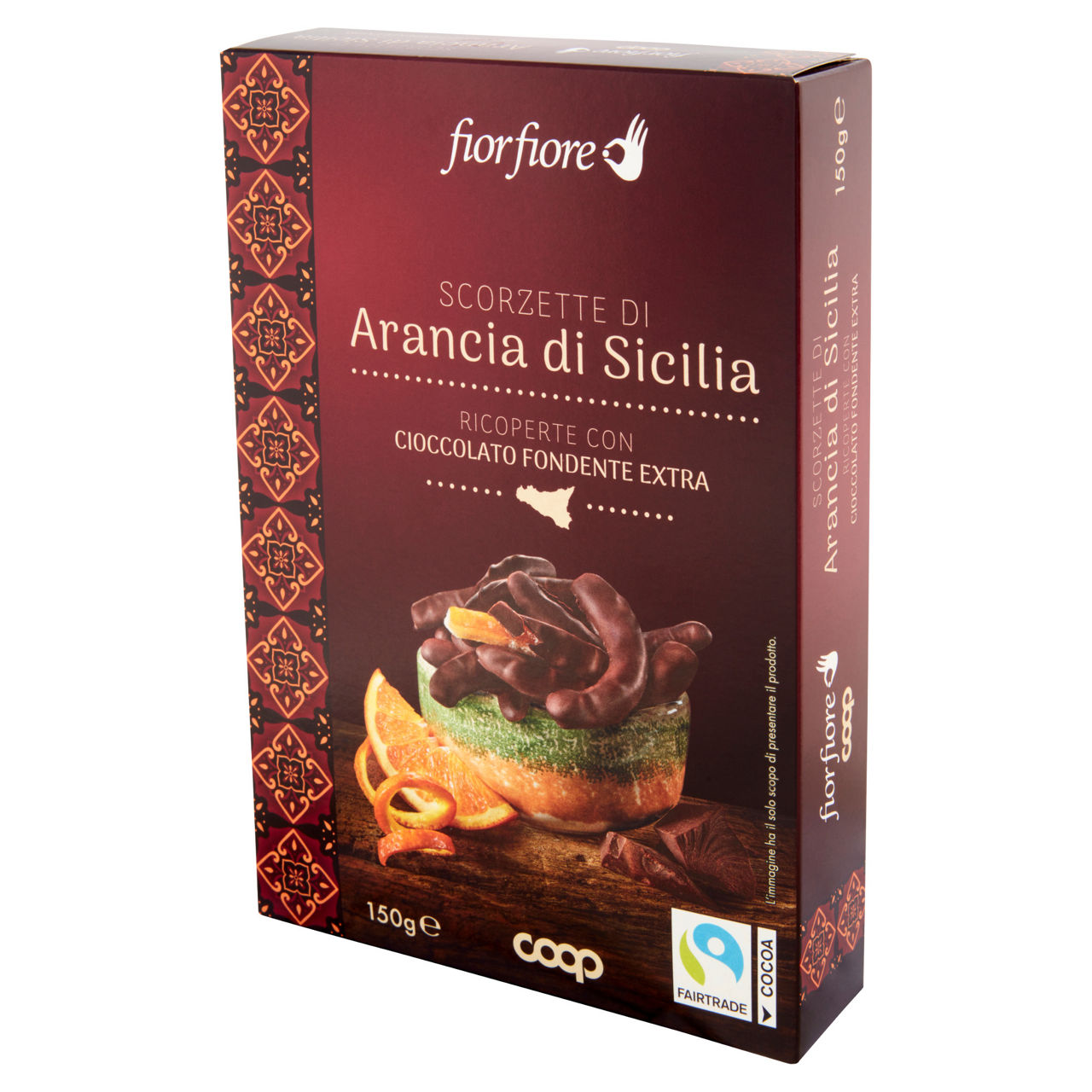 Scorzette di arancia di Sicilia candite ricoperte con cioccolato fondente extra 150 gr - Immagine 41