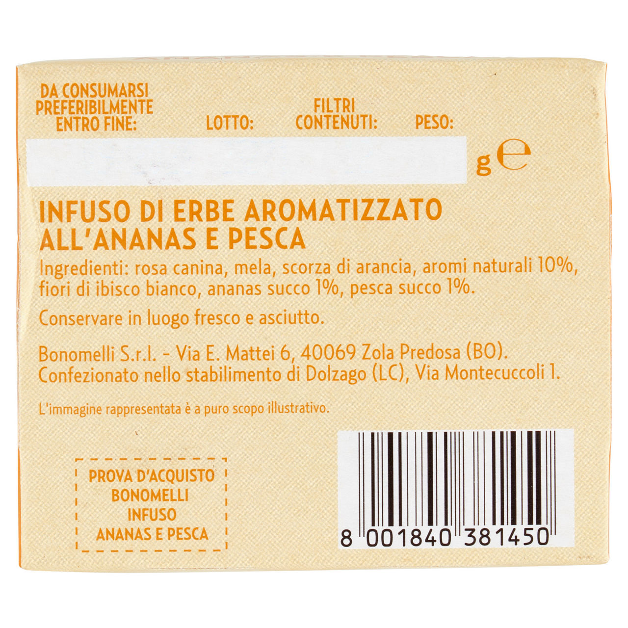 Infuso fruttoso ananas e pesca 12 filtri - Immagine 21
