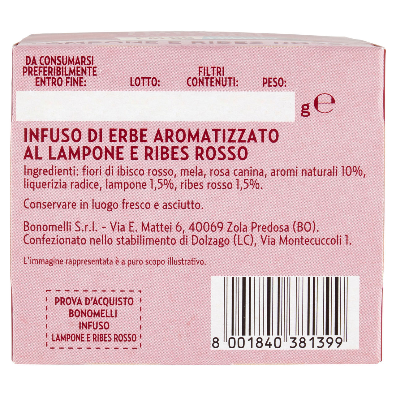 Infuso fruttoso lampone e ribes rosso 12 filtri - Immagine 21