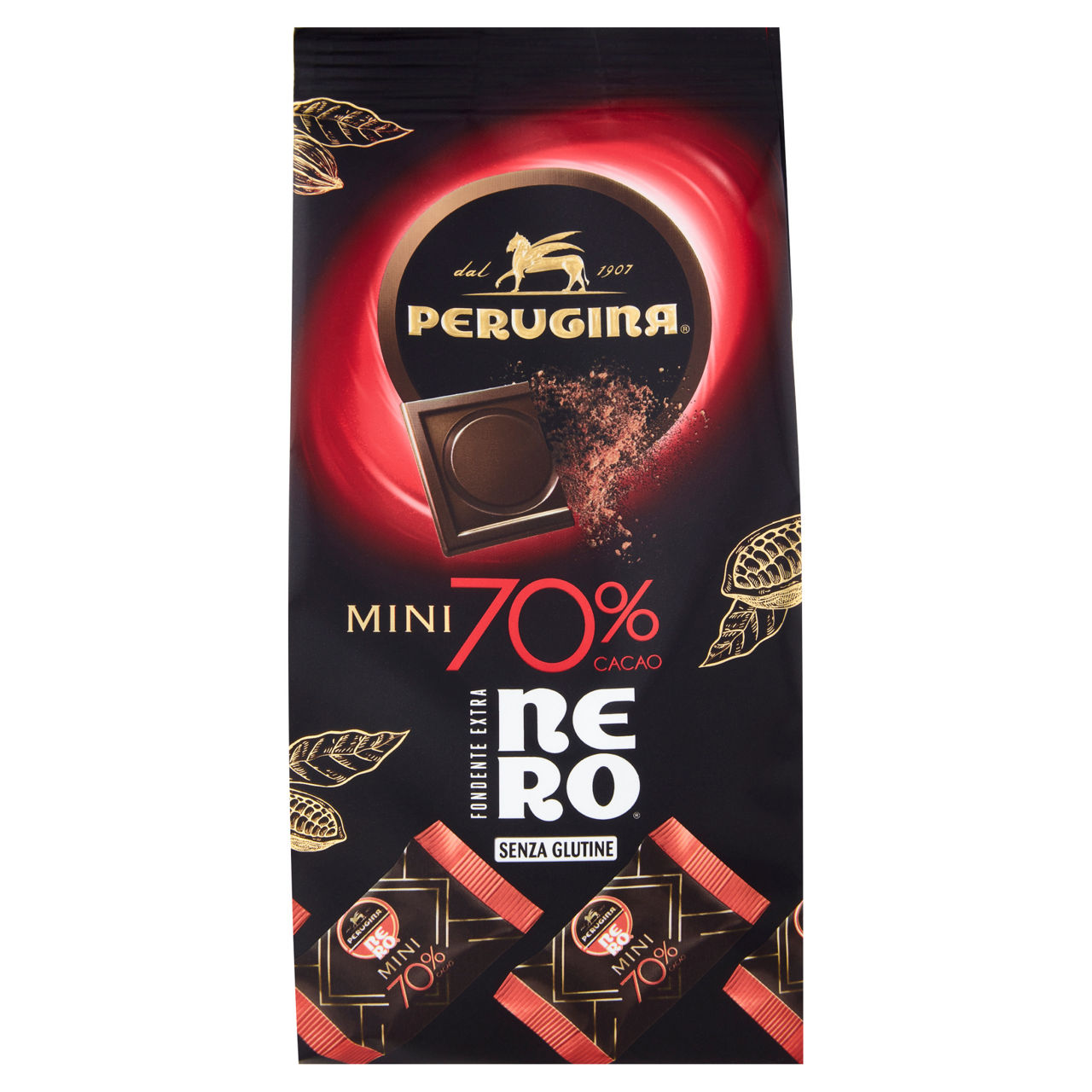 Cioccolatini lastrine di cioccolato fondente extra 160 gr