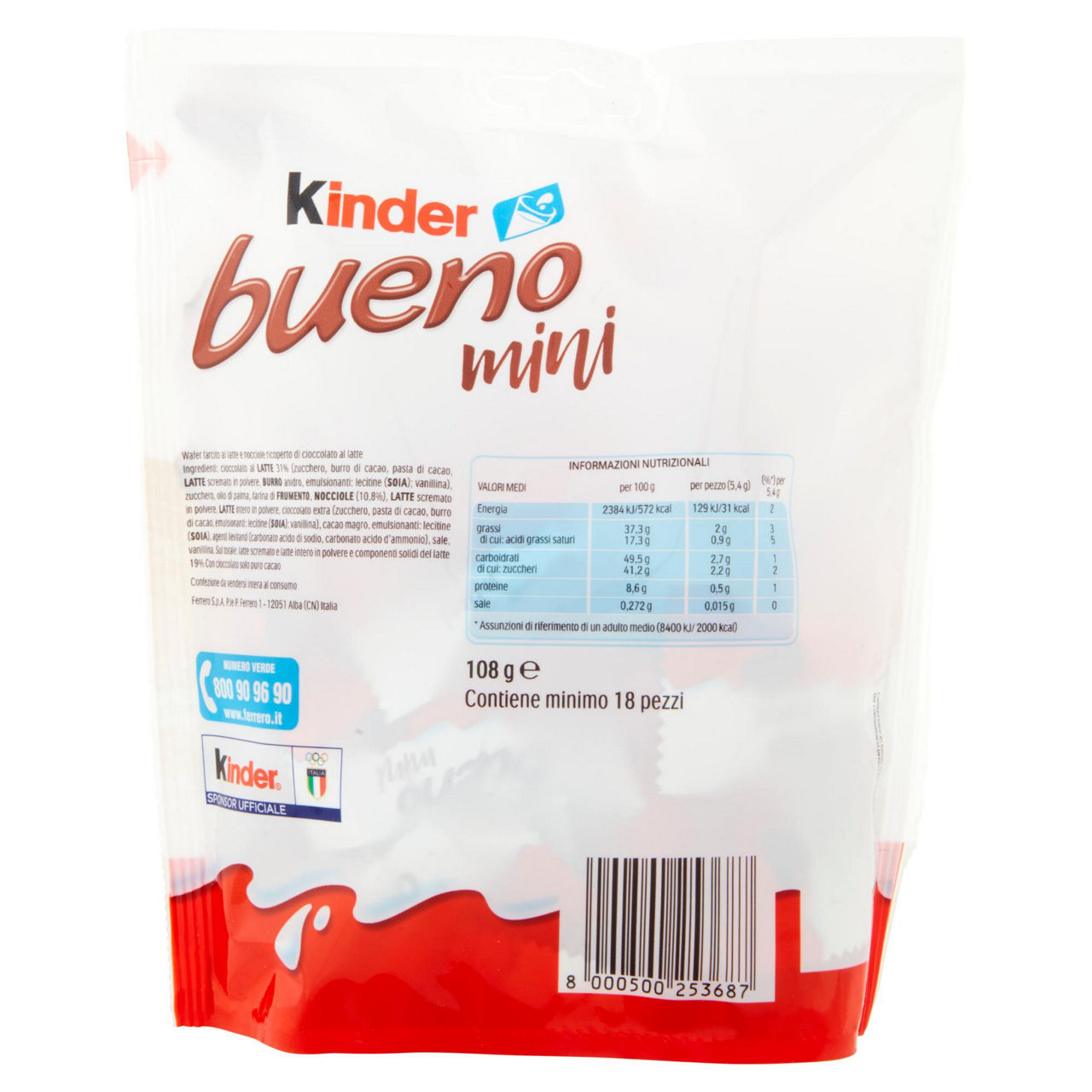 Kinder bueno mini 108 gr - Immagine 21
