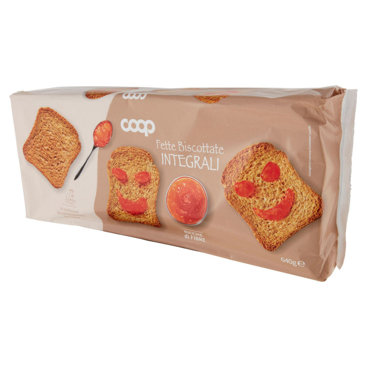 Fette biscottate integrali 72 fette 640 gr - Immagine 91