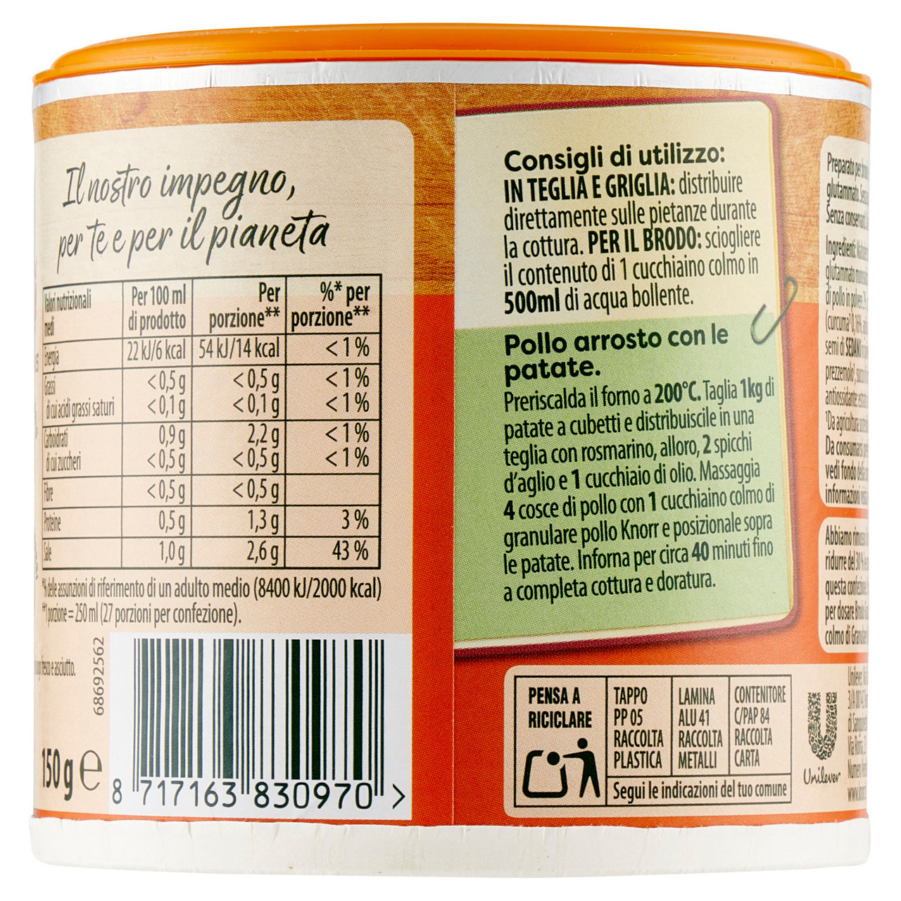 Brodo granulare di pollo 150 gr - Immagine 51