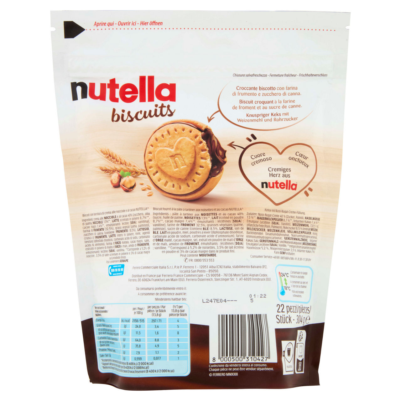Biscotti Nutella Biscuits 304 gr - Immagine 31