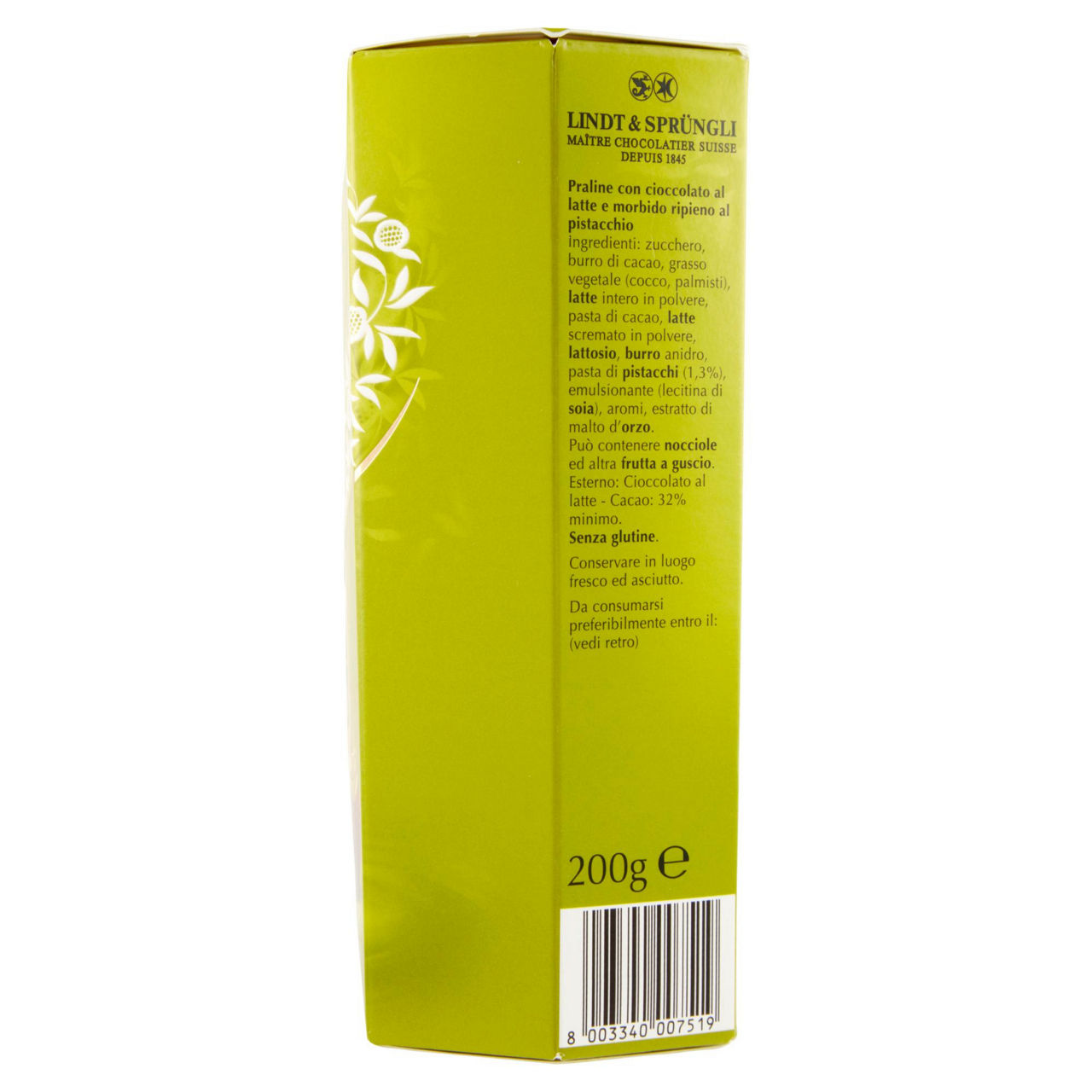 Praline con cioccolato al latte e ripieno al pistacchio 200 gr - Immagine 41