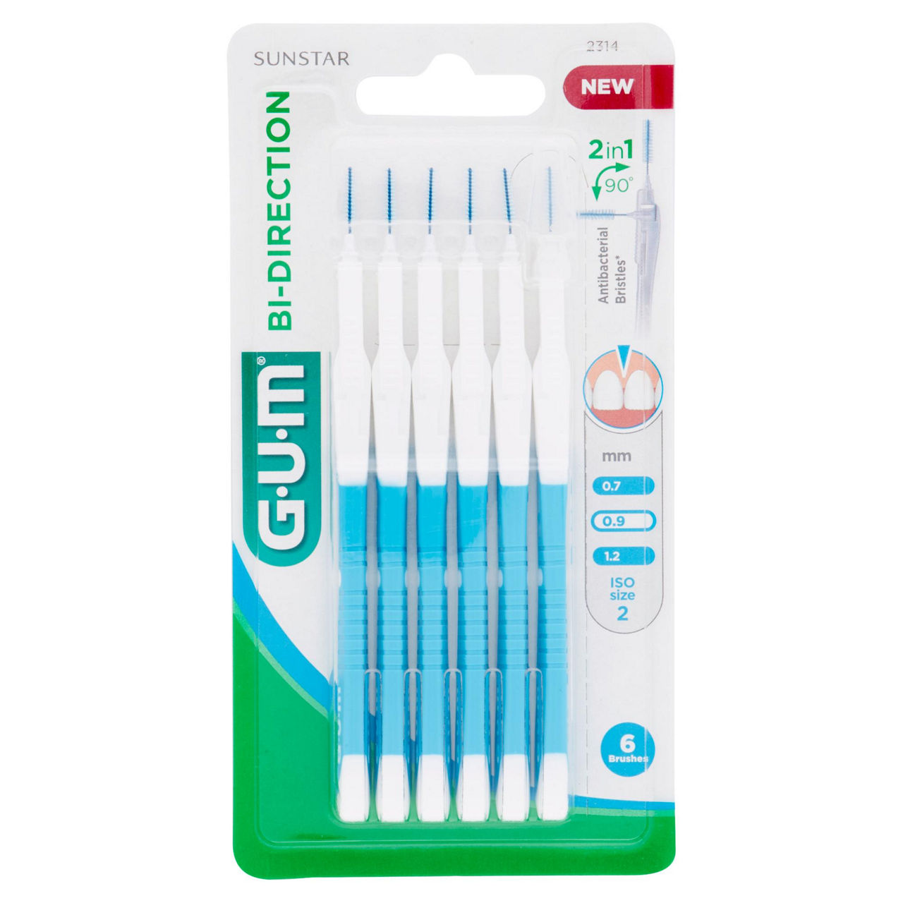 Scovolino bi-direction micro fine 6 pz - Immagine 01