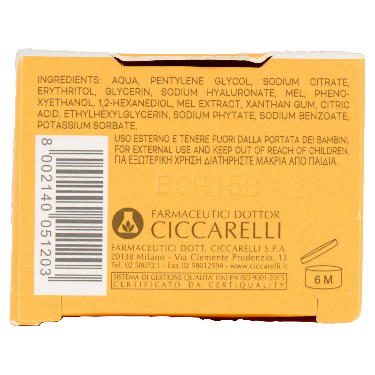 SIERO VISO NUTRIENTE CONC.ACIDO IALURONICO CERA DI CUPRA ML.30 - Immagine 11
