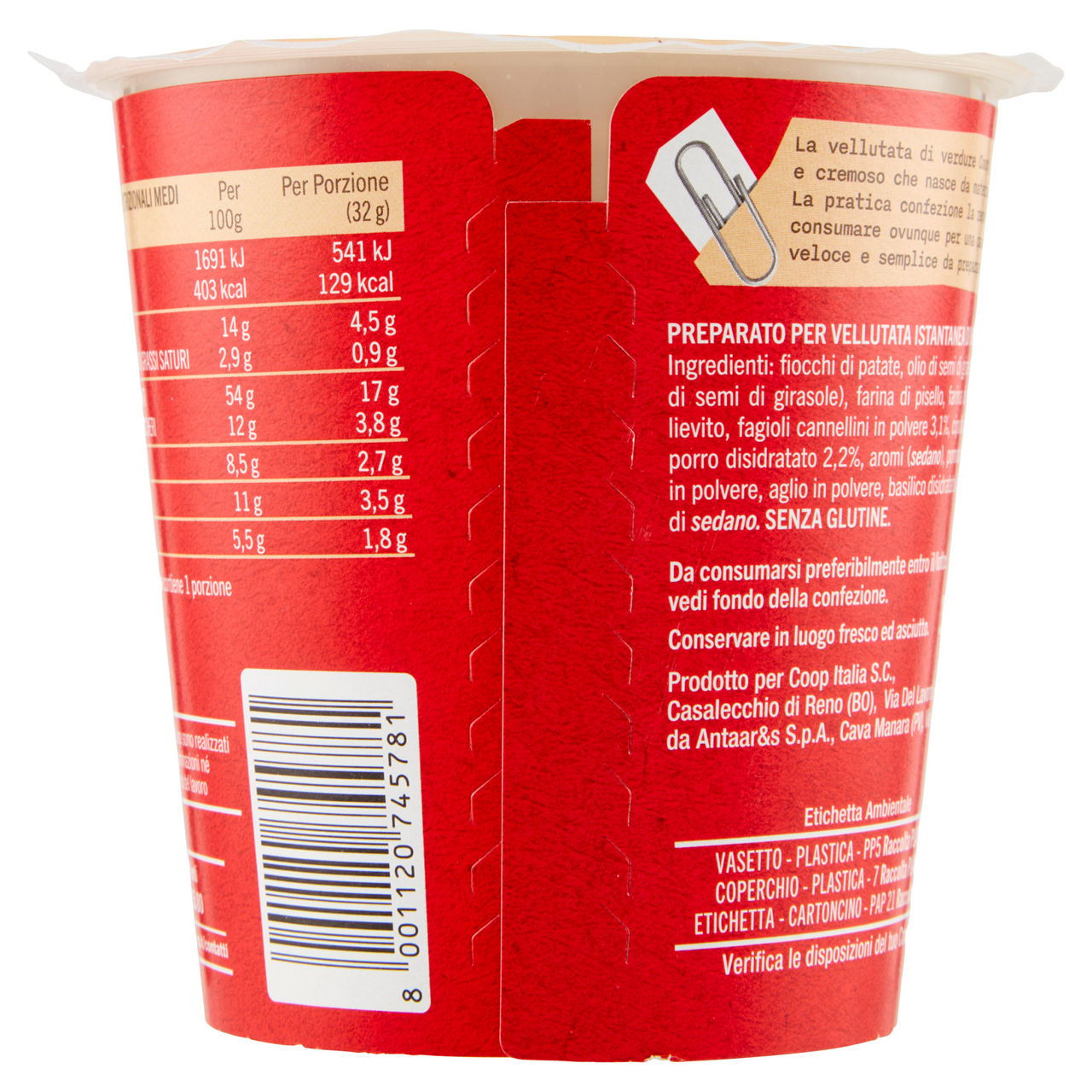 VELLUTATA DI VERDURE COOP CUP G 32 - Immagine 41