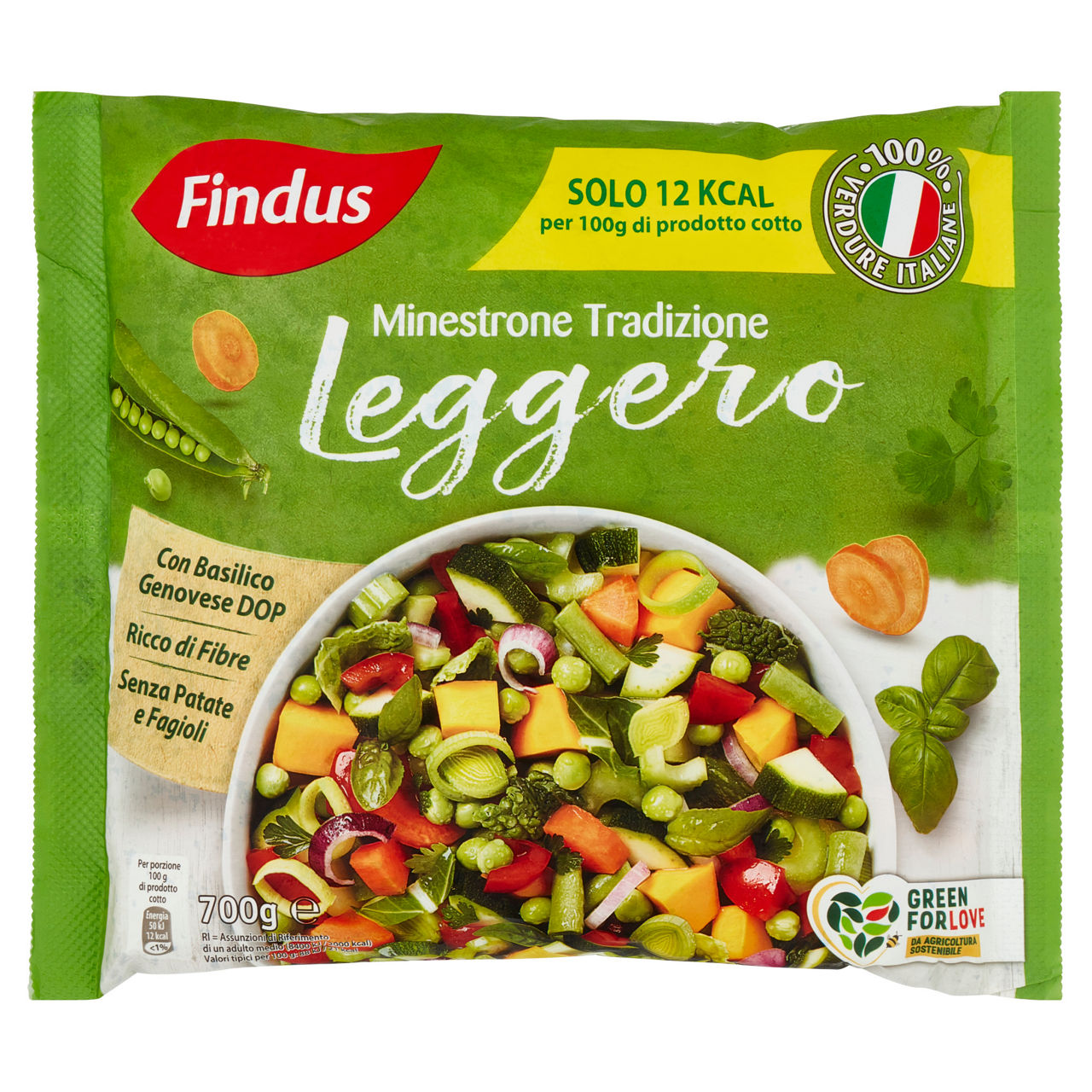 Minestrone Tradizionale leggero surgelato 700 gr - Immagine 01