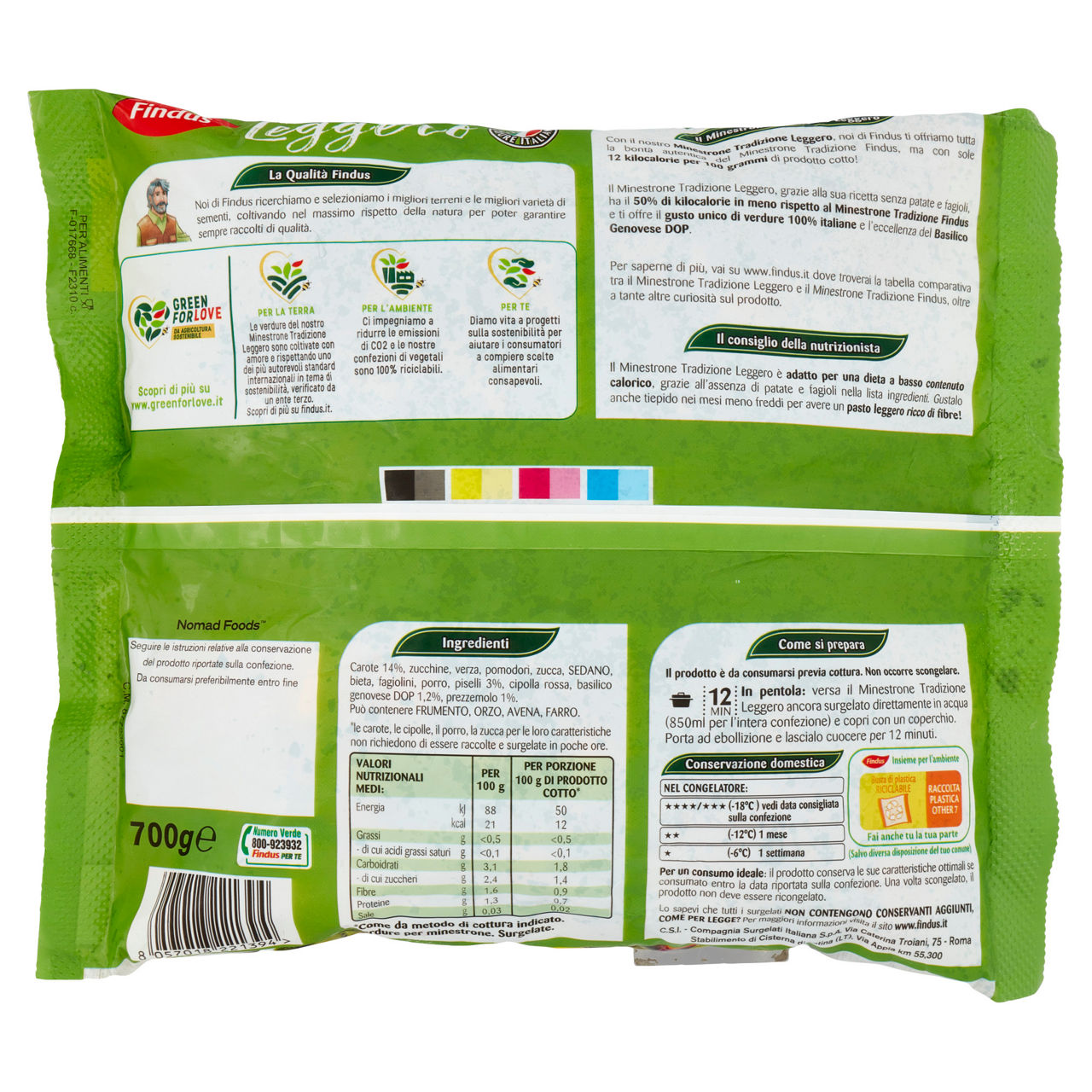 Minestrone Tradizionale leggero surgelato 700 gr - Immagine 31