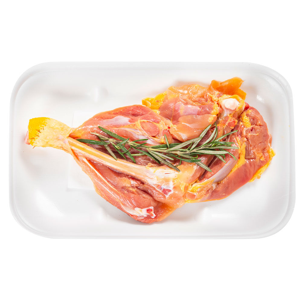 Cosce di pollo condite