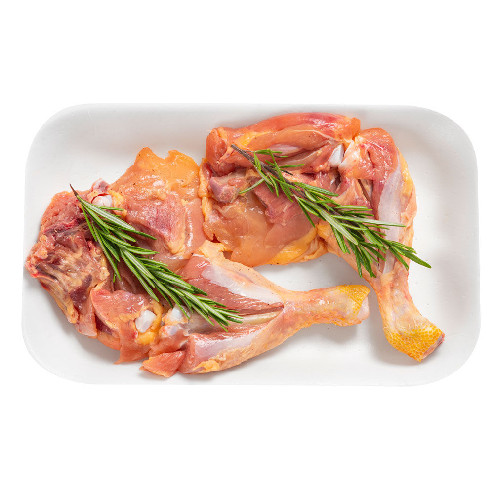Cosce di pollo condite