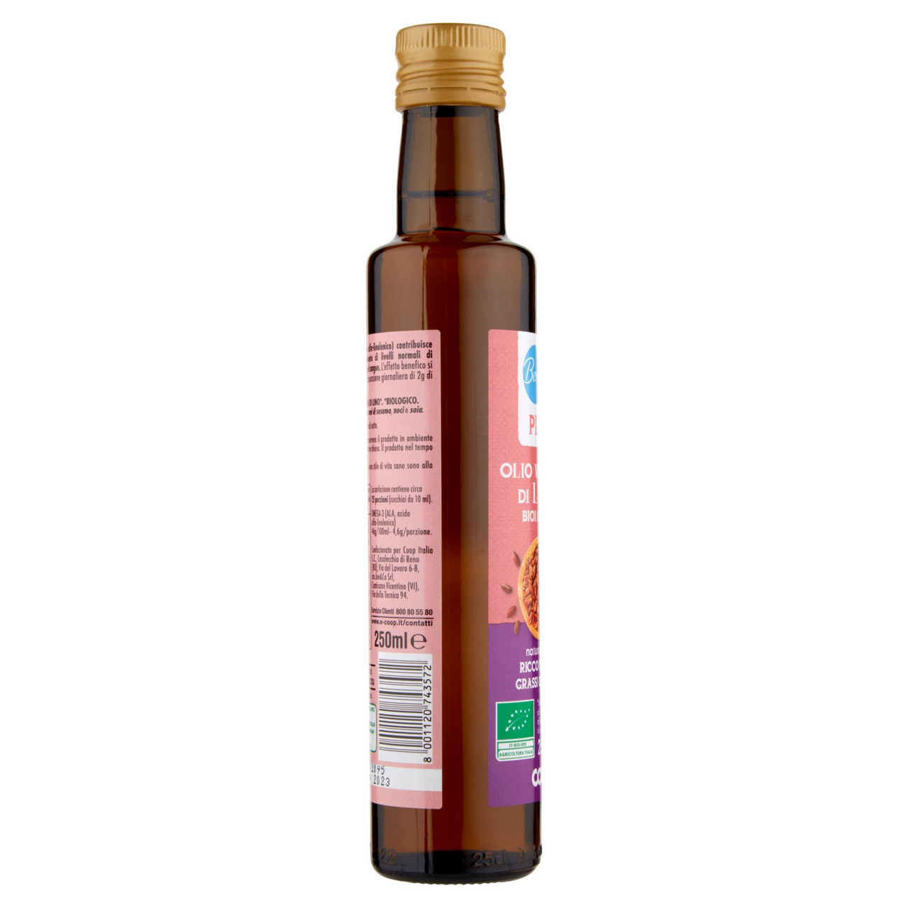 Olio di semi di lino biologico 250 ml - Immagine 11
