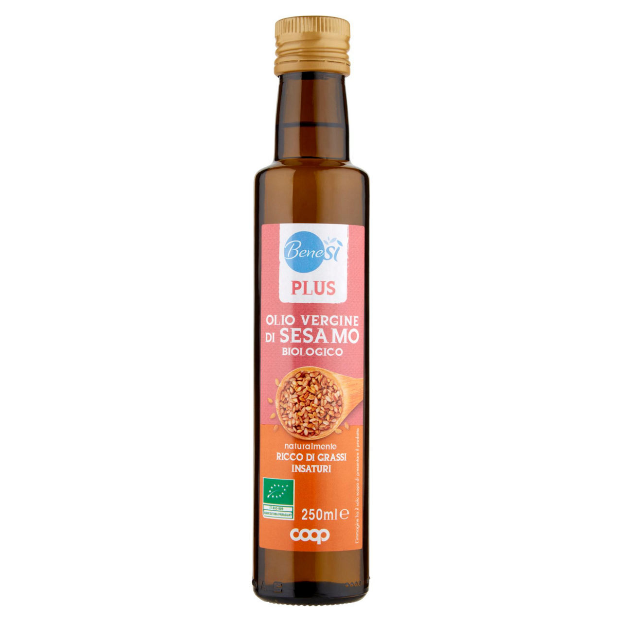 Olio vergine di sesamo biologico 250 ml - Immagine 01
