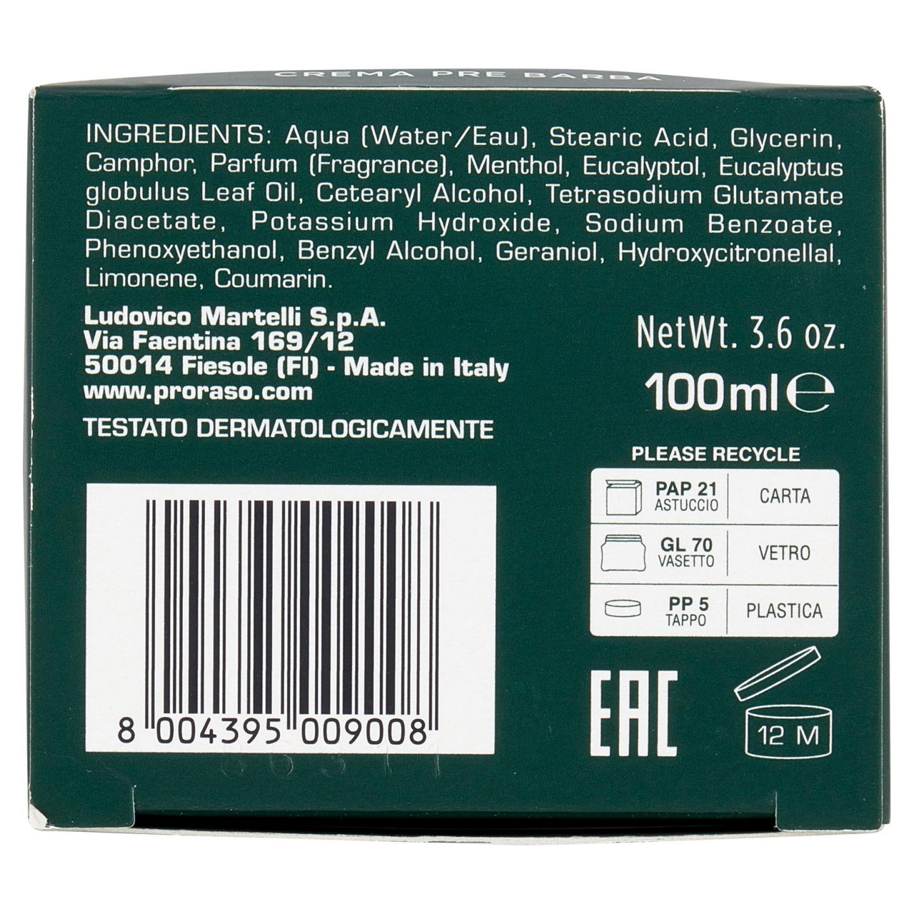 Crema pre barba rinfrescante 100 ml - Immagine 21