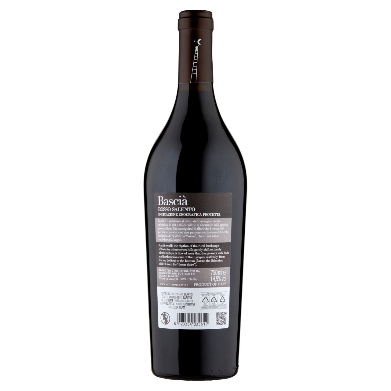 Vinor rosso Bascià Rosso Salento IGP 750 ml - Immagine 51