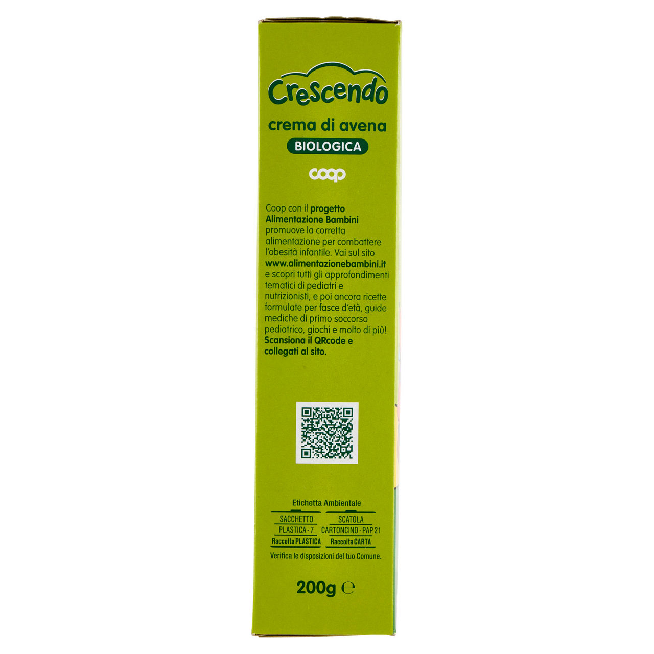 Crema di avena bio 200 gr - Immagine 51