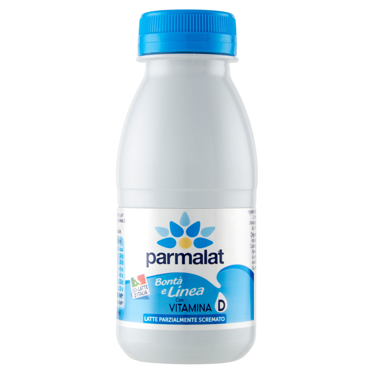 Latte UHT parzialmente scremato con vitamina D 250 ml - Immagine 01