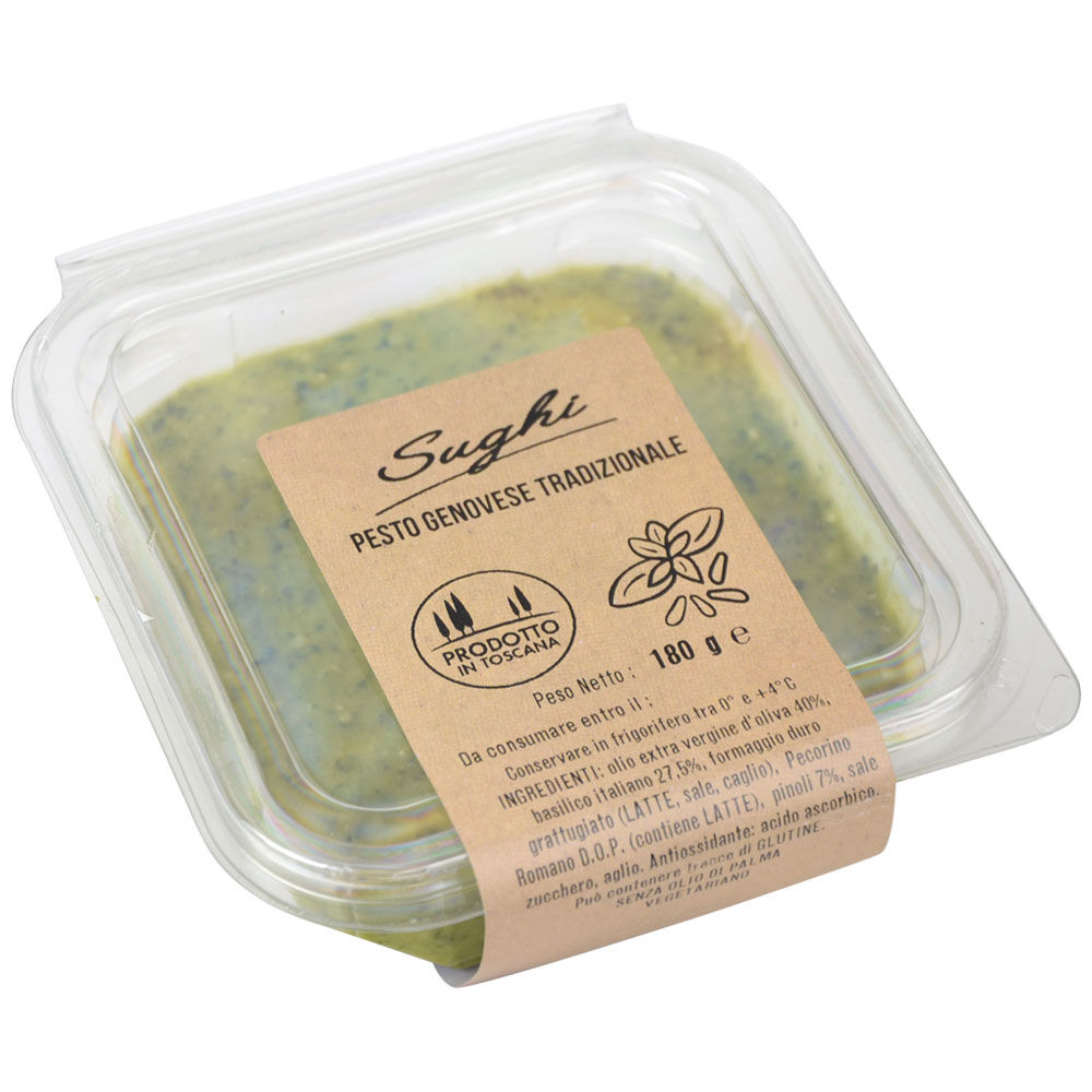 Pesto Genovese fresco tradizionale 180 gr