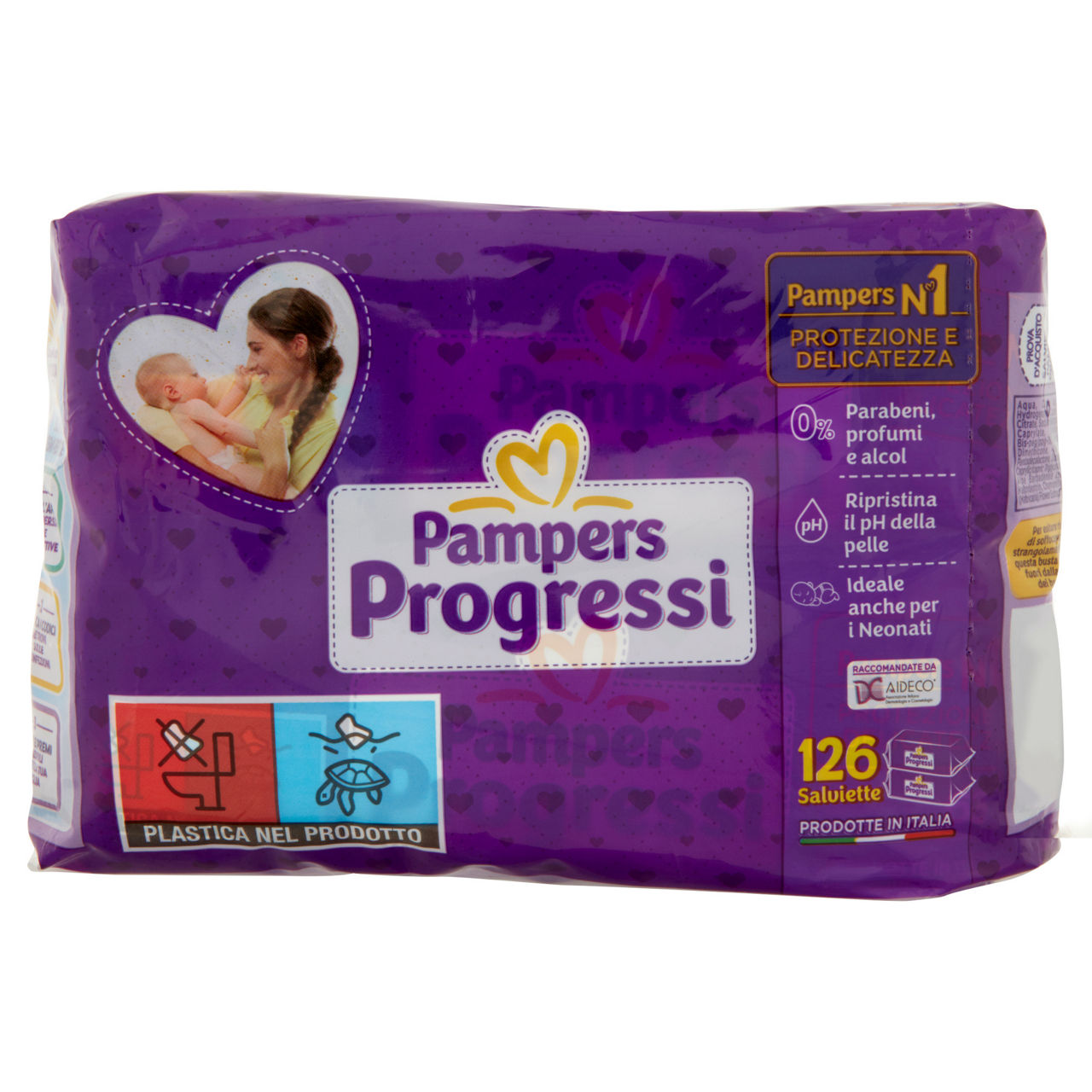 Salviette pampers sensitive pz. 126 - Immagine 01