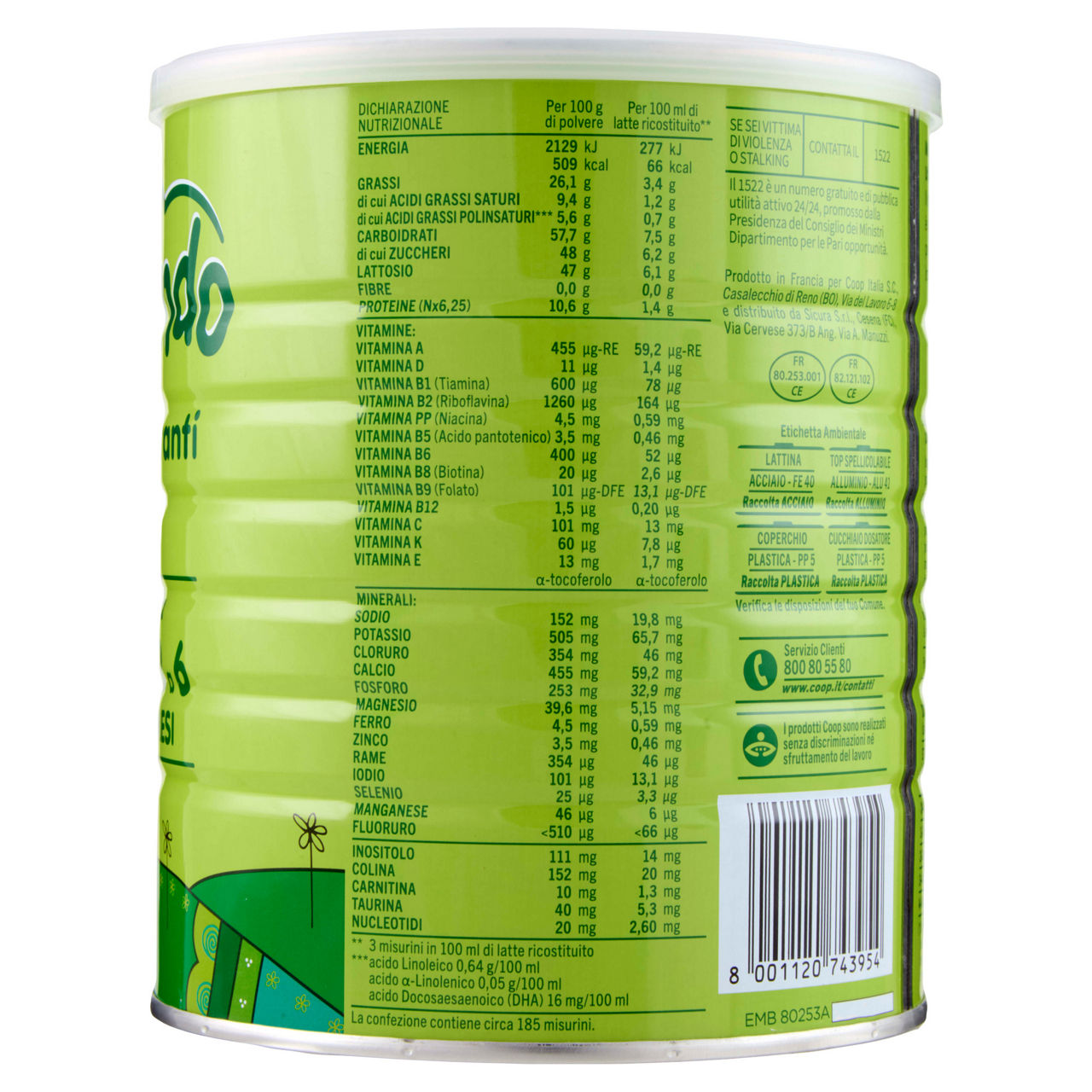 Latte in polvere per lattanti 1 800 gr - Immagine 41