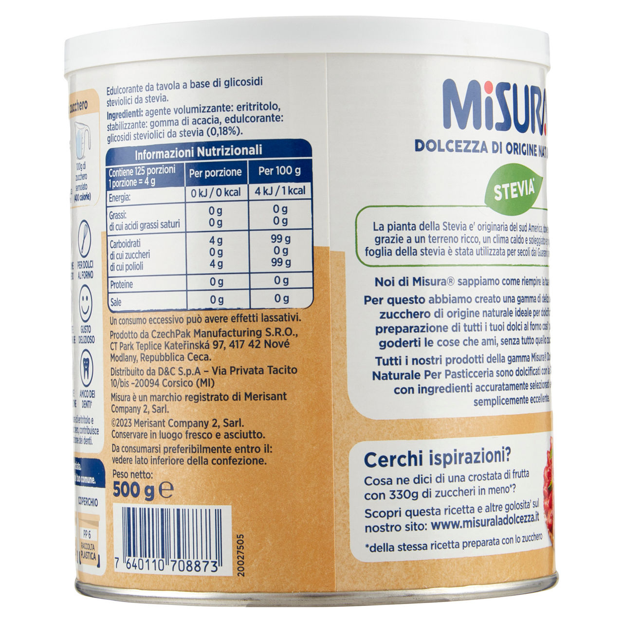 Dolcificante stevia 500 gr - Immagine 11