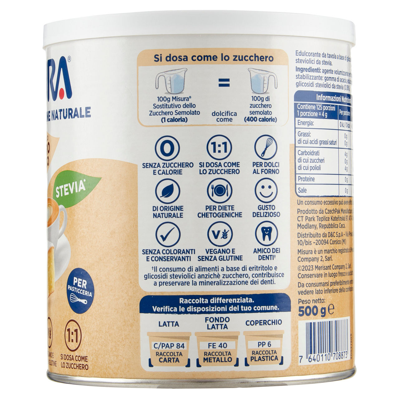 Dolcificante stevia 500 gr - Immagine 31