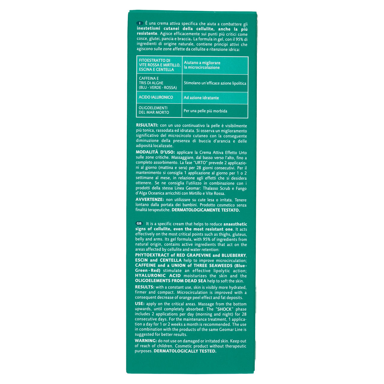 Crema attiva effetto urto cellulite resistente 200 ml - Immagine 41