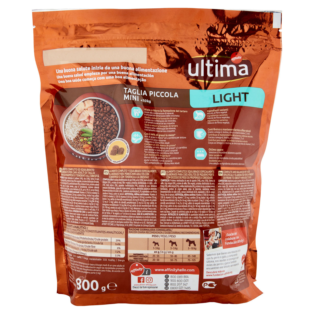 Croccantini pe cani mini light pollo 800 gr - Immagine 41