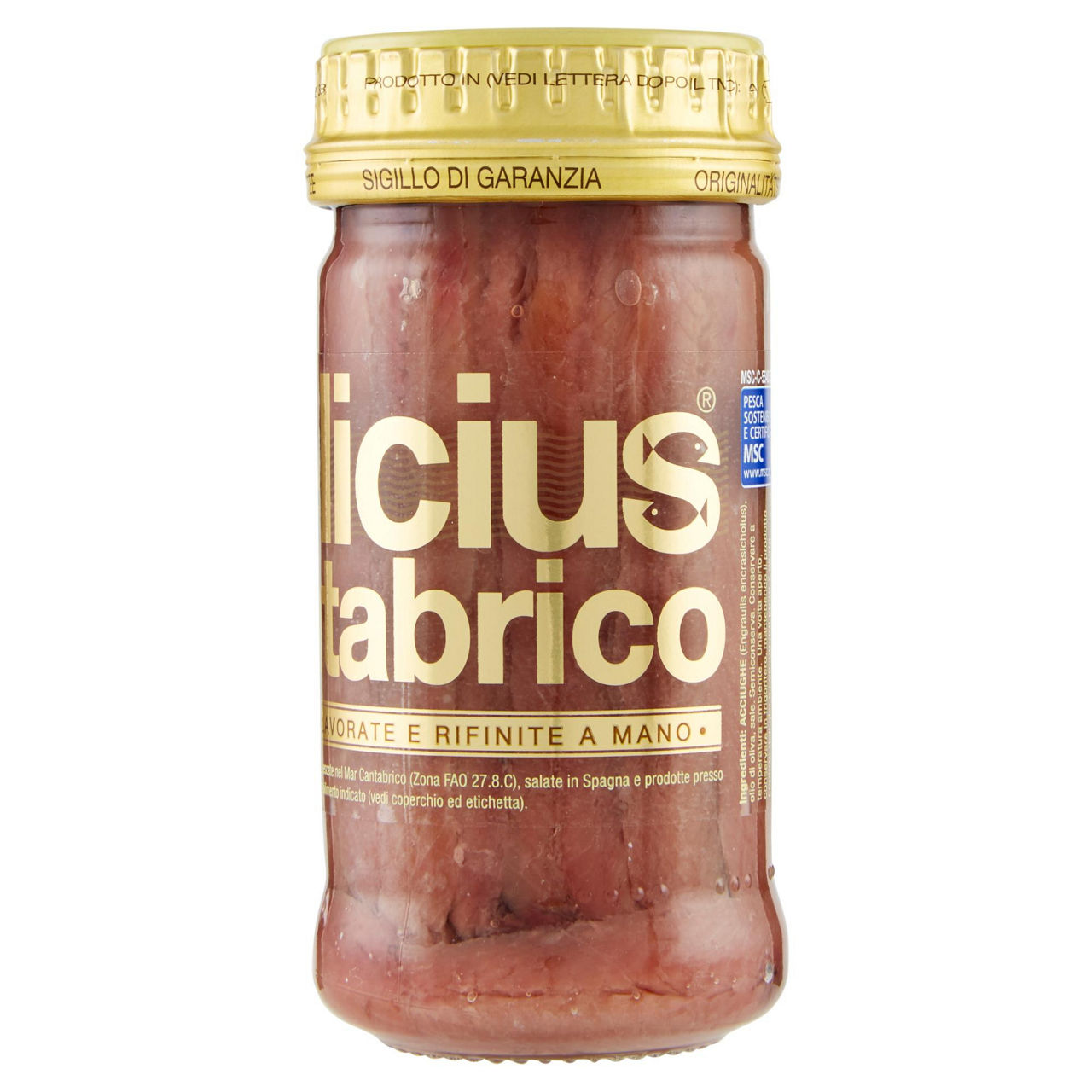 Filetti di alici tesi  o.o delicius cantabrico gr.100 - Immagine 41