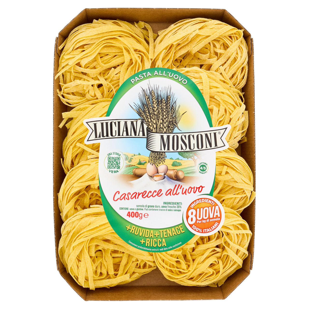 Caserecce pasta all'uovo 400 gr