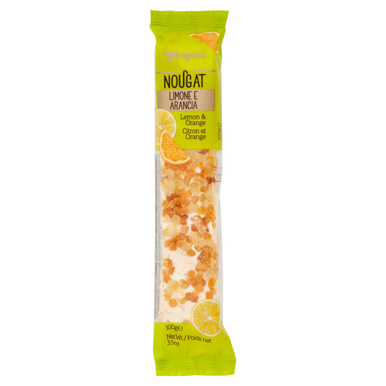 Torrone soft nougat 100g arancia/limone