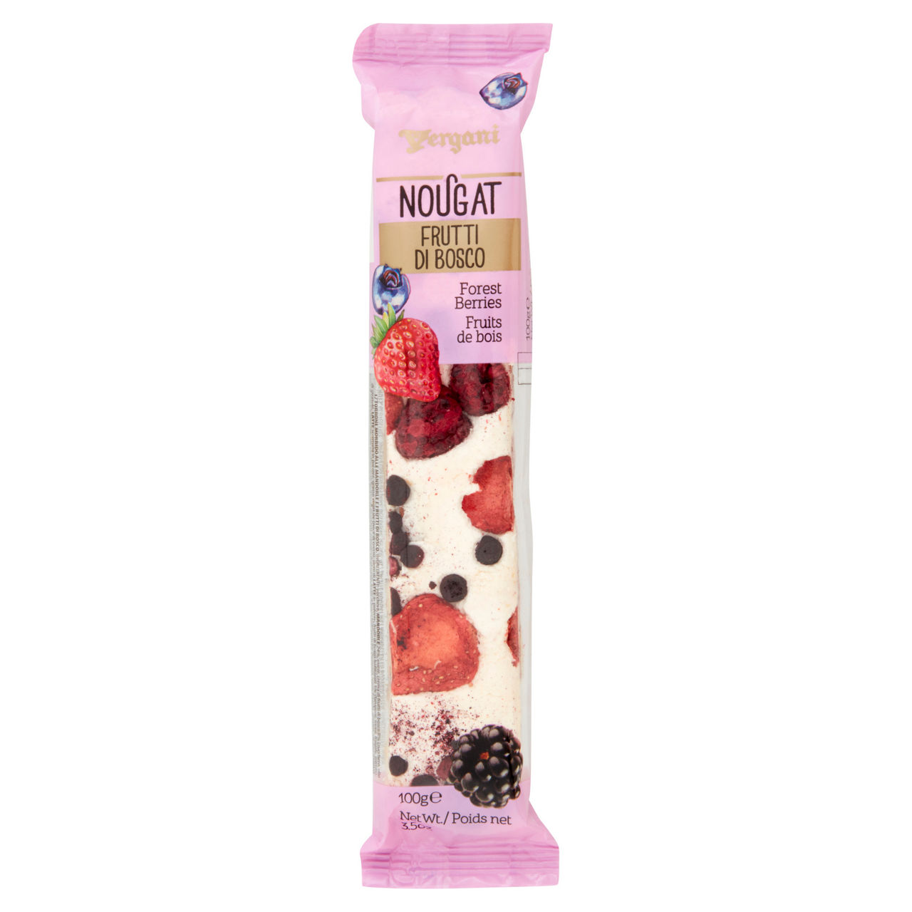 Torrone morbido alle mandorle e frutti di bosco 100 gr - Immagine 01