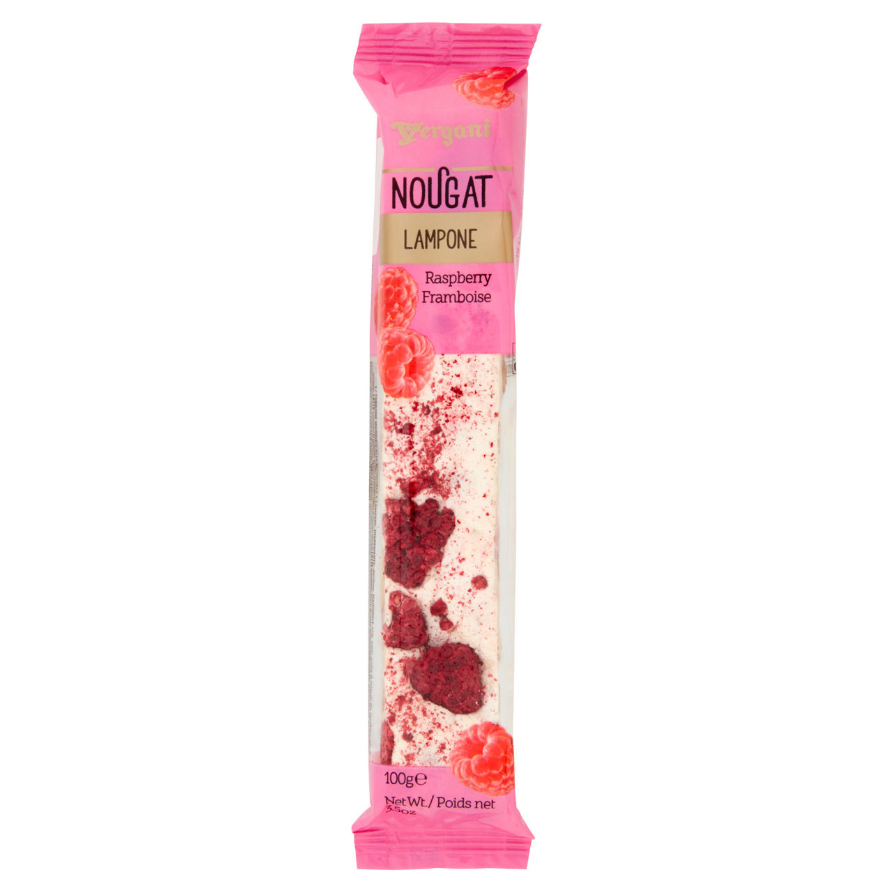 Torrone morbido alle mandorle e lamponi 100 gr - Immagine 01