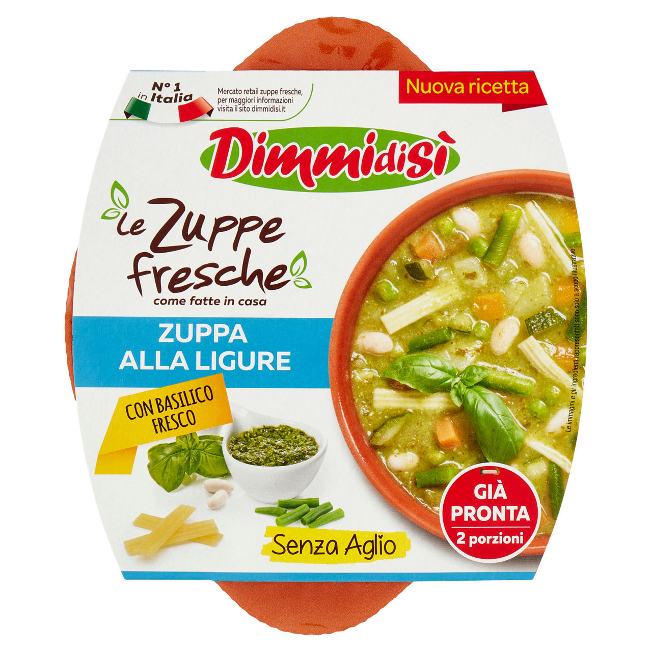 Zuppa alla ligure con pesto senza aglio 620 gr - Immagine 01
