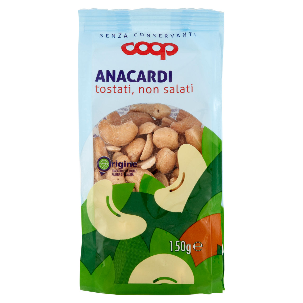 Anacardi tostati non salati 150 gr - Immagine 01