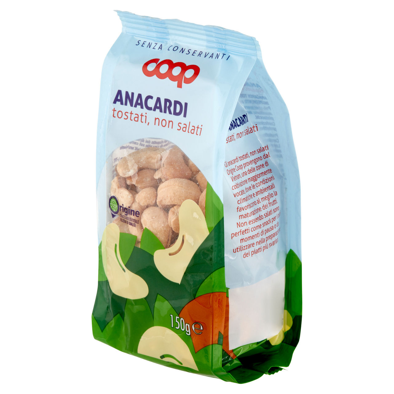 Anacardi tostati non salati 150 gr - Immagine 11
